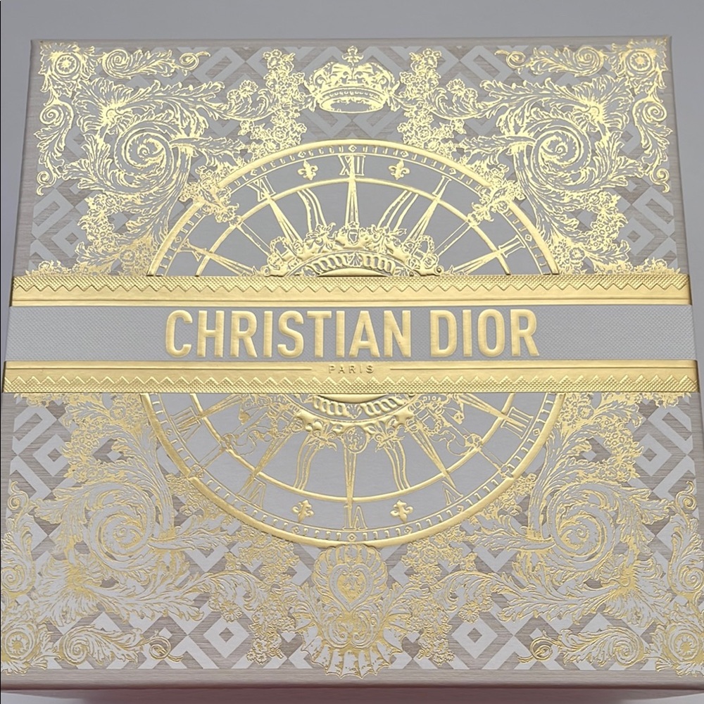 Christian Dior Gold Decorative Box